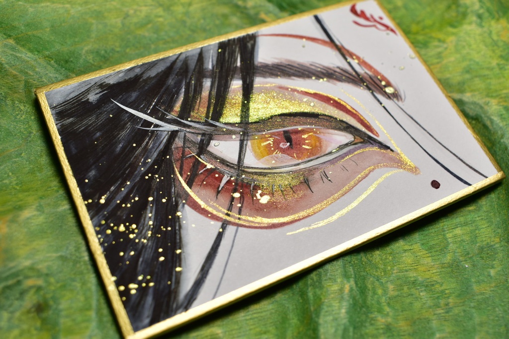 ミニ色紙「麗眼-れいがん-」シリーズ4種