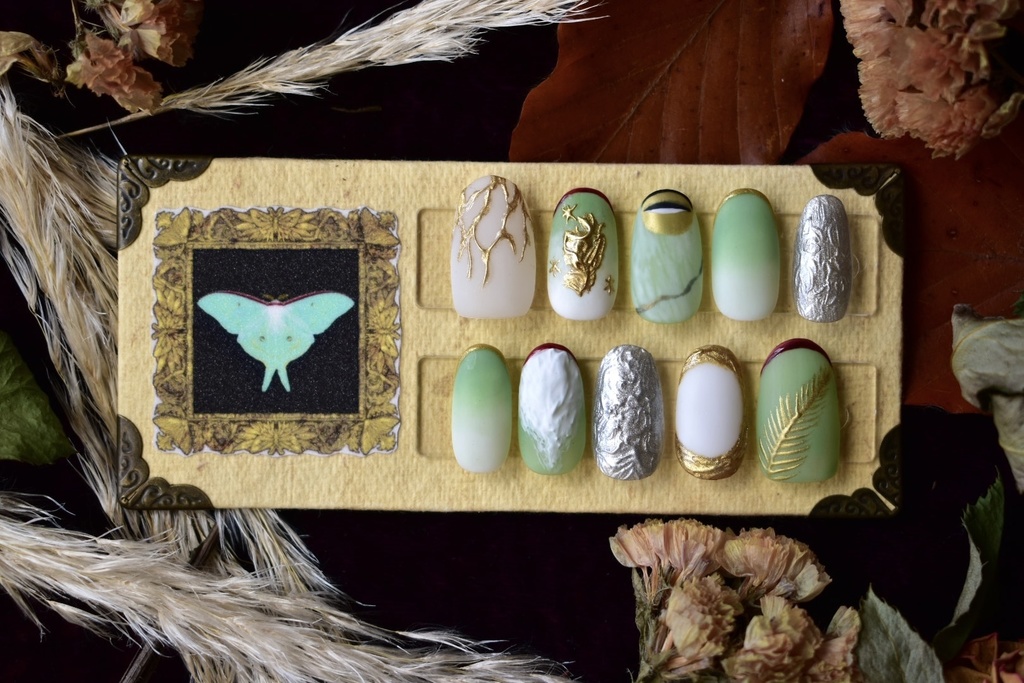 ネイルチップ「オオミズアオ」