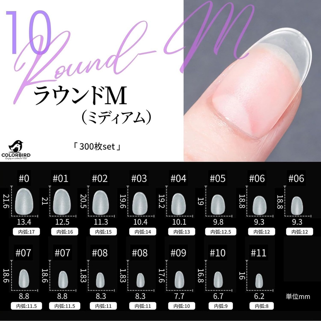 ネイルチップ「星の模様の蛾」受注生産