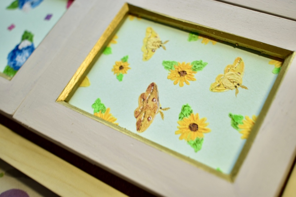 ミニ原画「たまもすとお花」第4弾