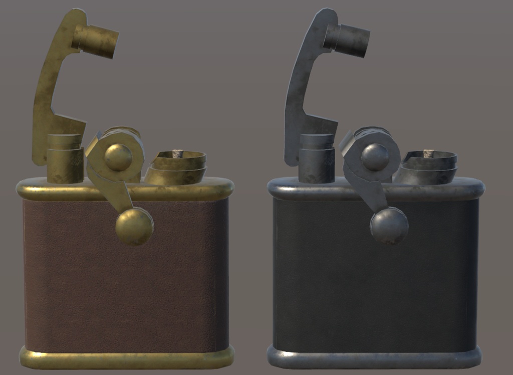 【3Dモデル】アンティークライター