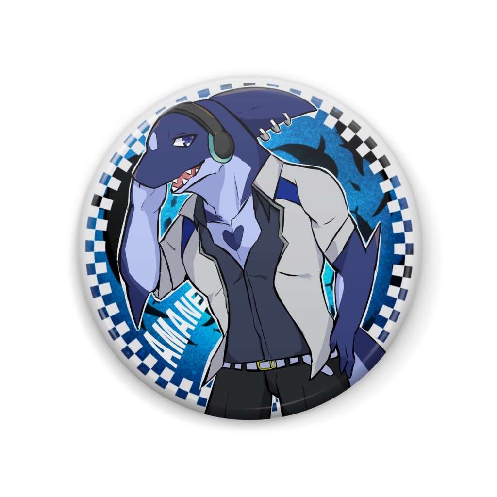 海の先生達の観察 第1弾缶バッジ-海音