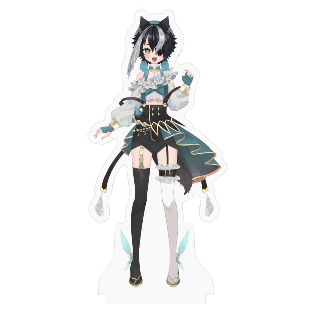 黒狼がお アクリルフィギュア ファンタジー衣装ver.