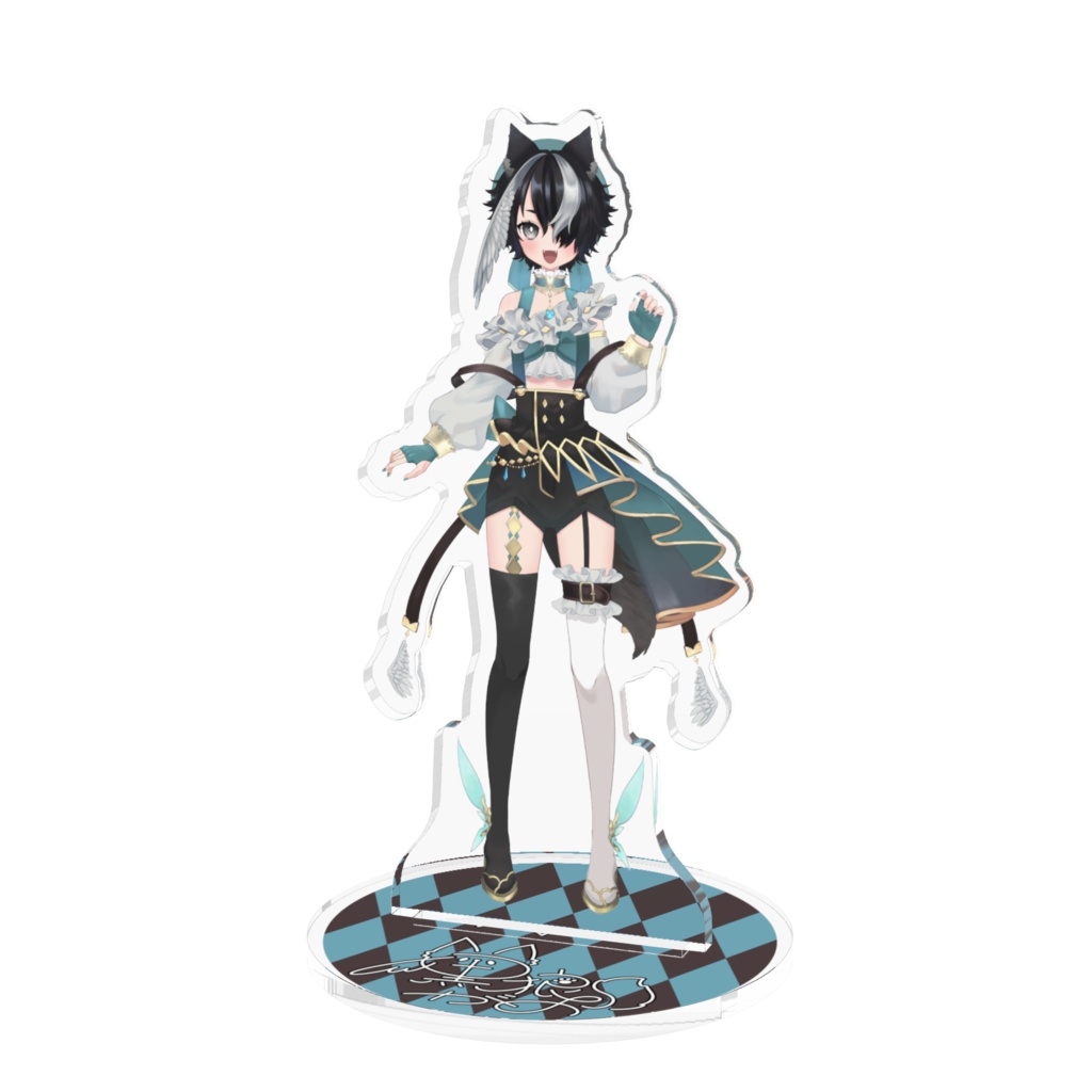 黒狼がお アクリルフィギュア ファンタジー衣装ver.