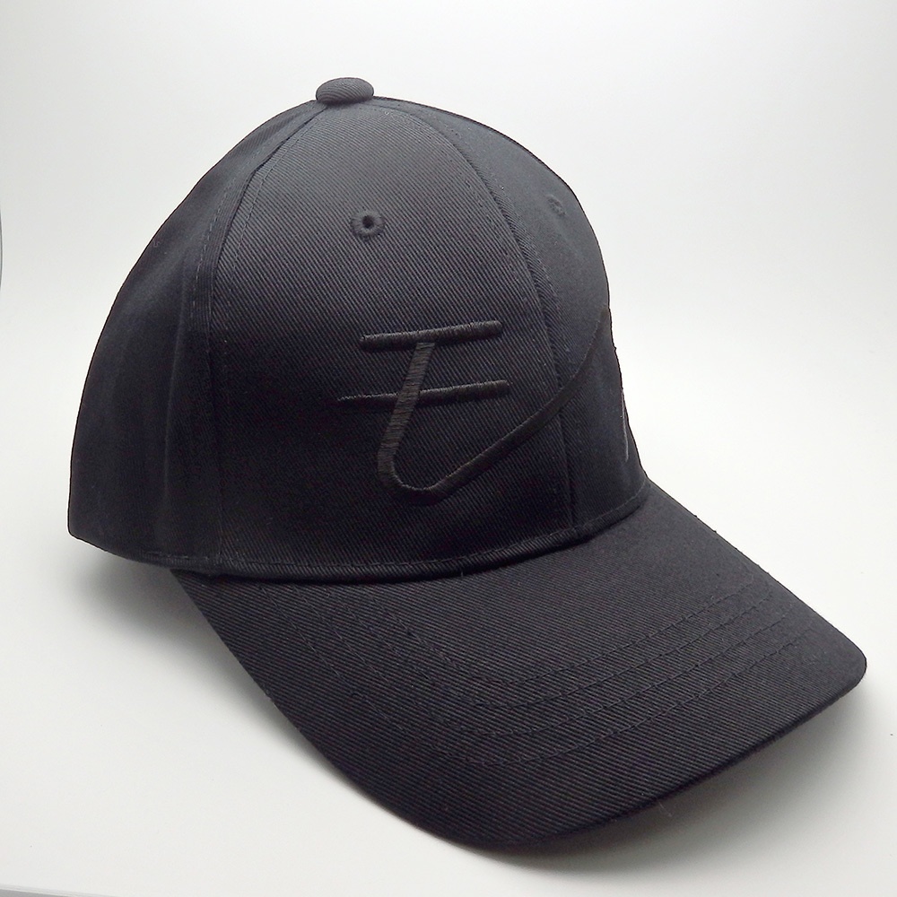 モブ刺繍キャップ(ブラック)