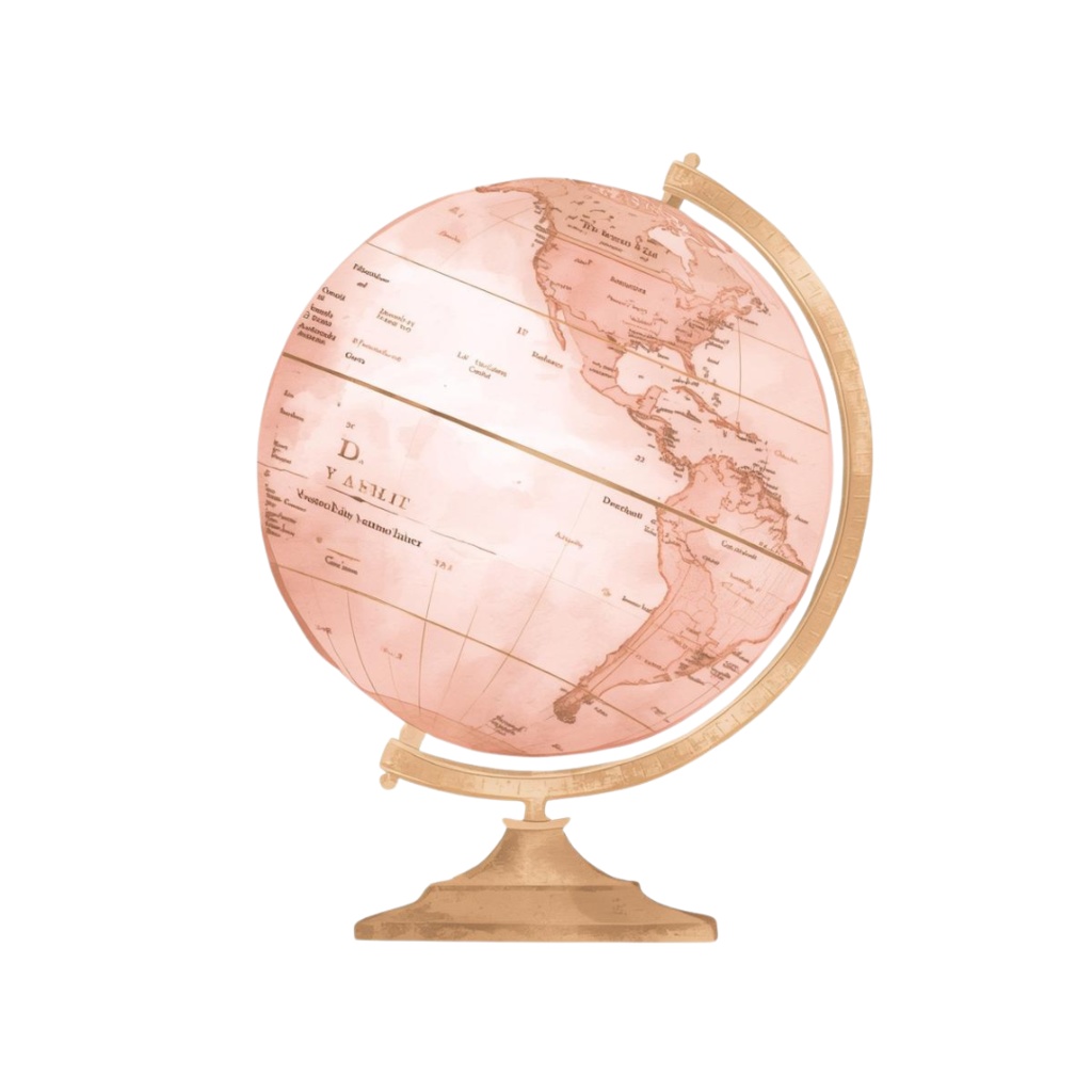 Pink Journey|水彩で描くアンティーク旅シリーズ 9点セット