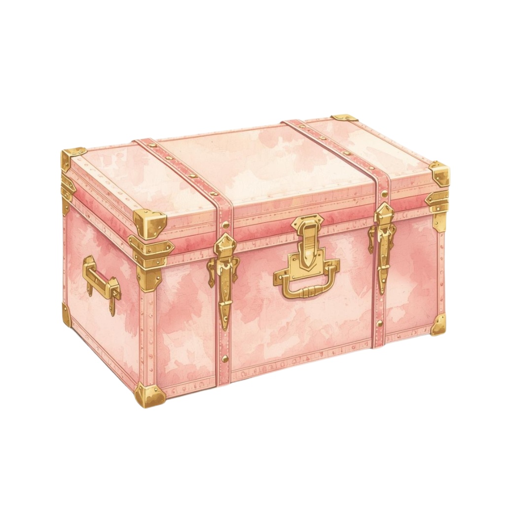 Pink Journey|水彩で描くアンティーク旅シリーズ 9点セット