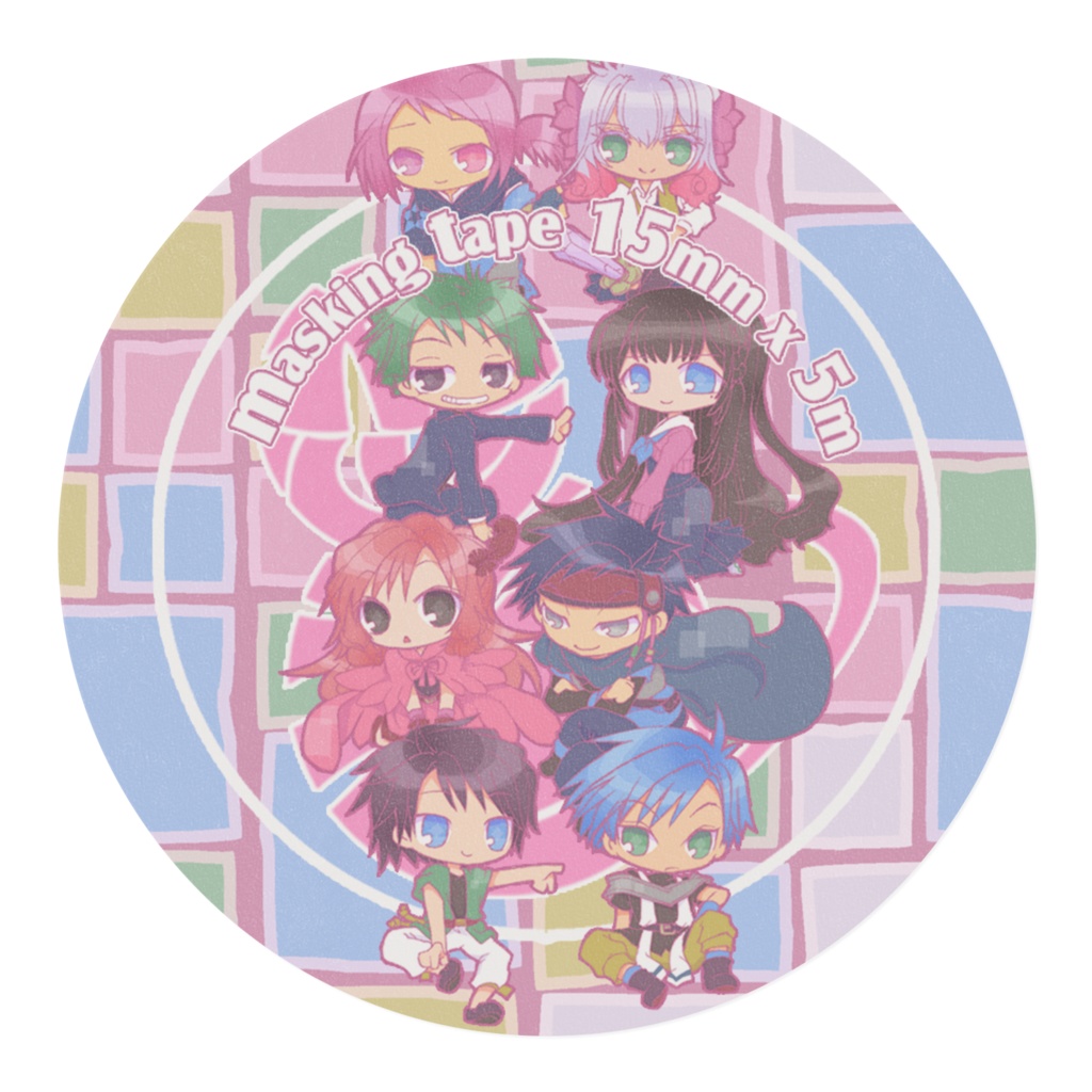 サイト1周年記念マスキングテープ(15mm幅)