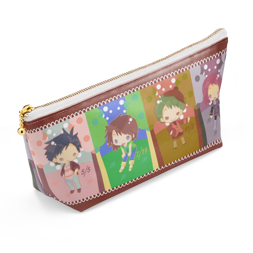 誕生日と季節のポーチ