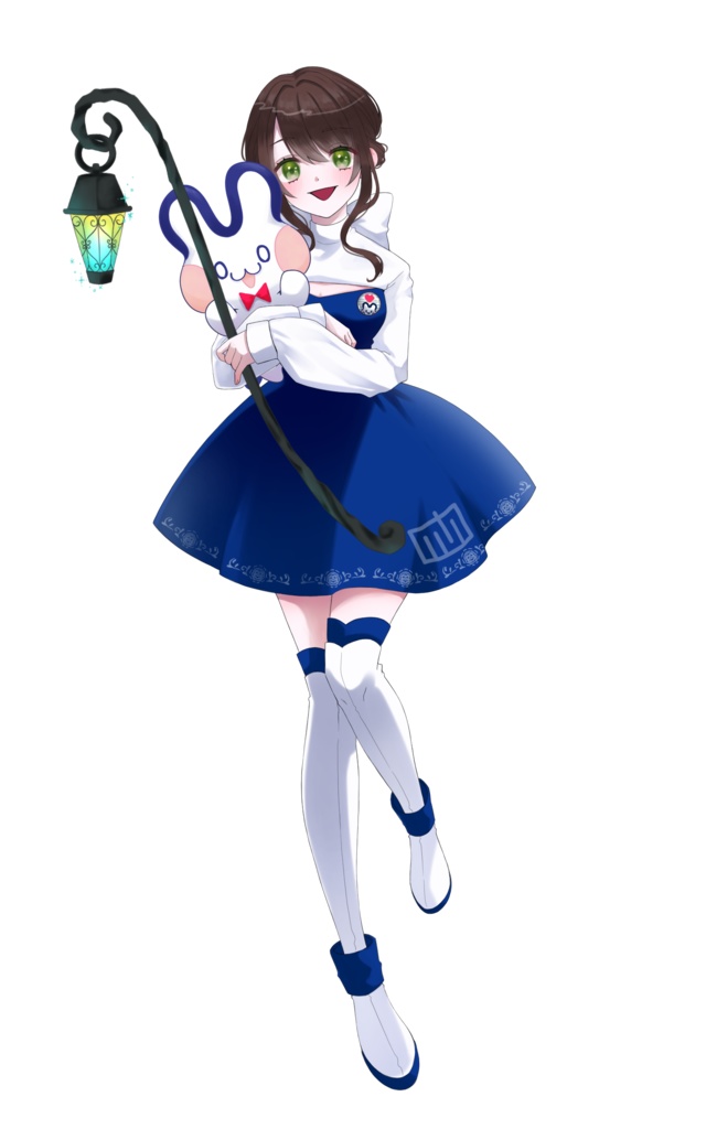 ハロウィン 杖タイプランタン アクセサリーイラスト