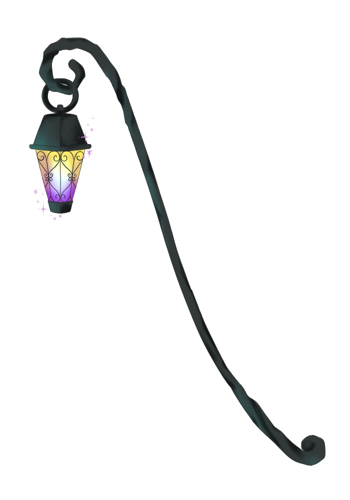 ハロウィン 杖タイプランタン アクセサリーイラスト