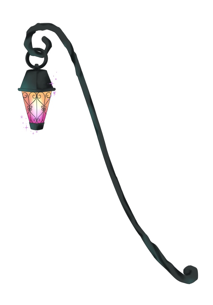 ハロウィン 杖タイプランタン アクセサリーイラスト