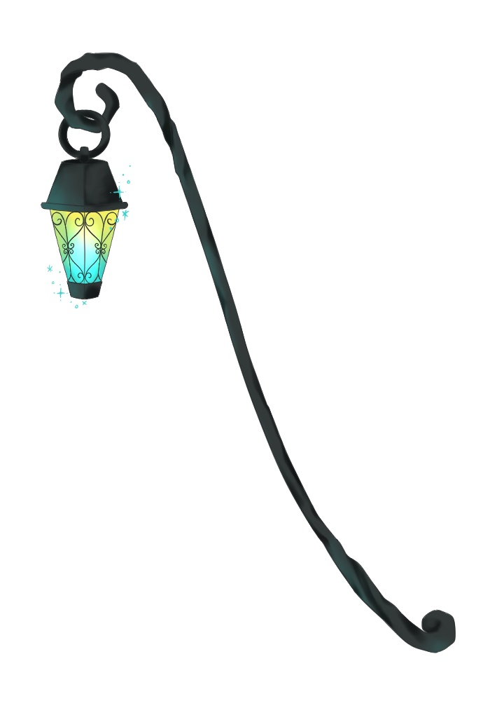 ハロウィン 杖タイプランタン アクセサリーイラスト