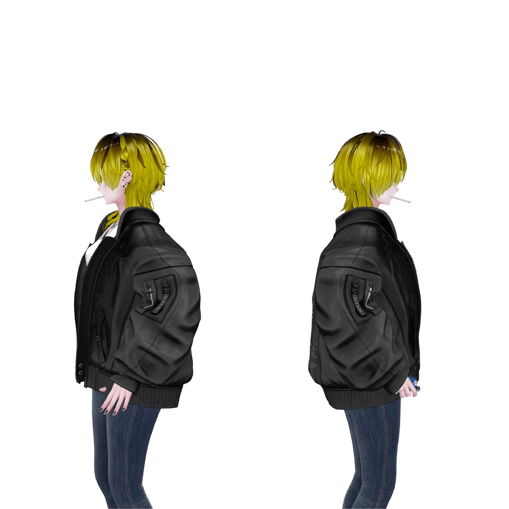 【ラシューシャ専用】ロックなプリン髪テクスチャ #ZungZungVRC