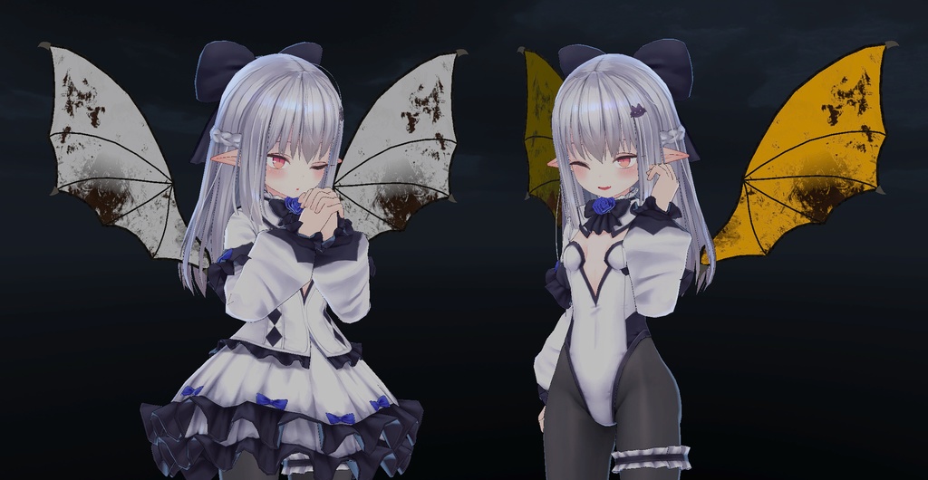 【VRchat向け】りとるどらごんうぃんぐ【3Dモデル】