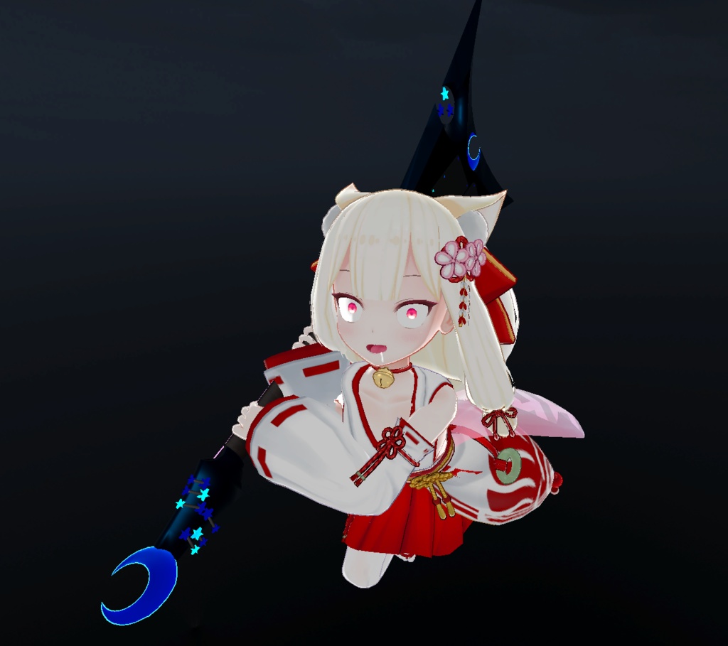 【アバターアクセサリ推奨】 Electric guitar Blue Moon Striker 【3Dモデル】