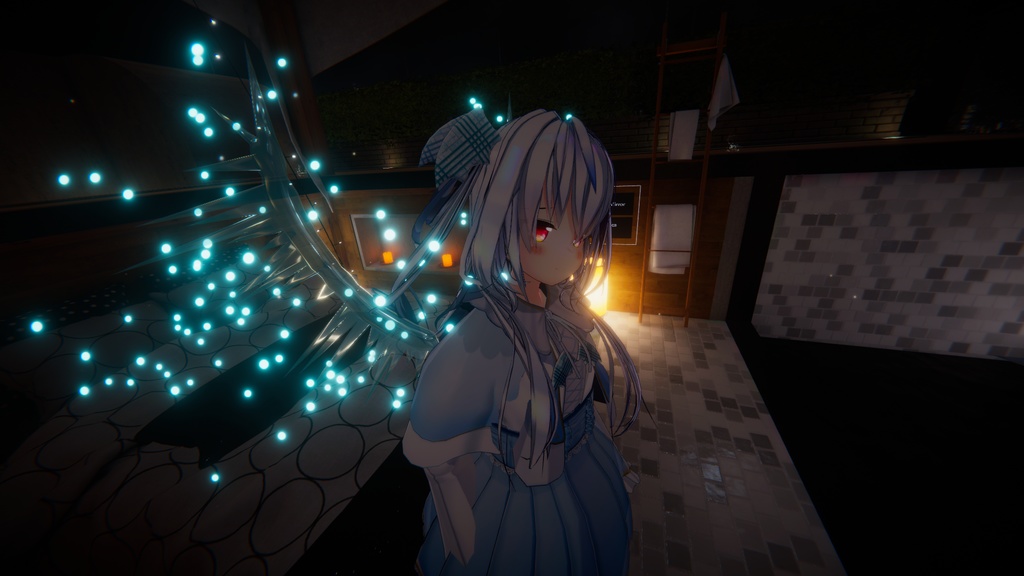 【VRchat向け】つららうぃんぐ【3Dモデル】