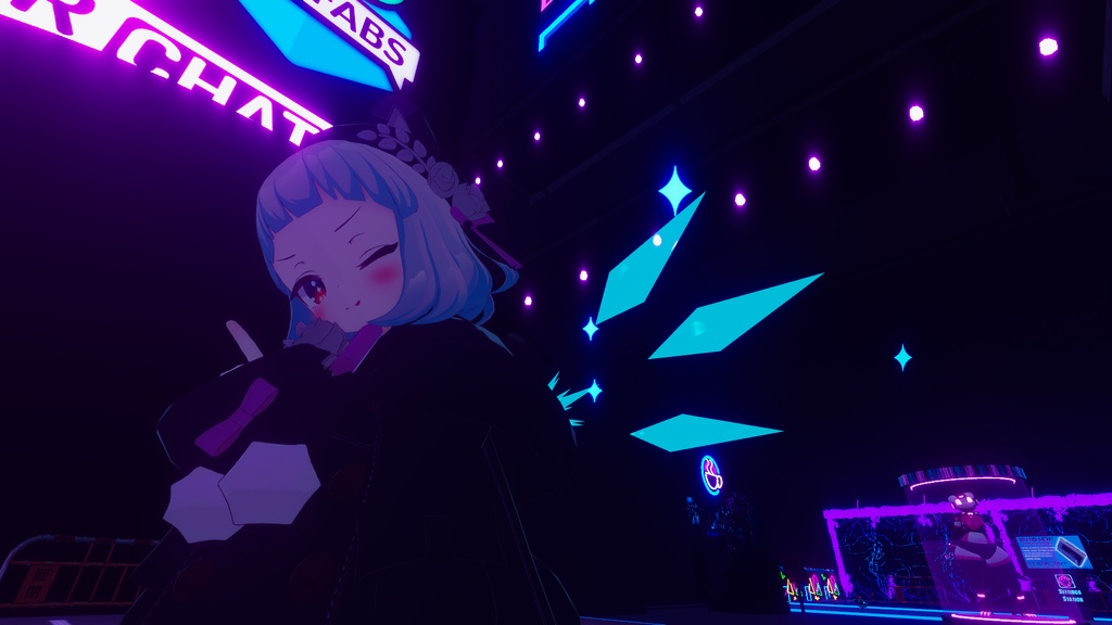 【VRchat向け】くりすたるうぃんぐ【3Dモデル】