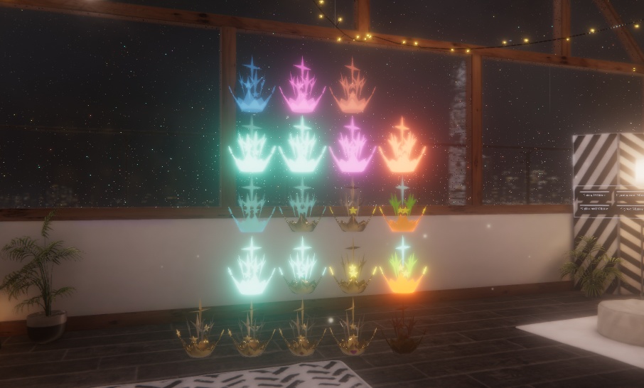 【VRchat向け】九輝の王冠【3Dモデル】