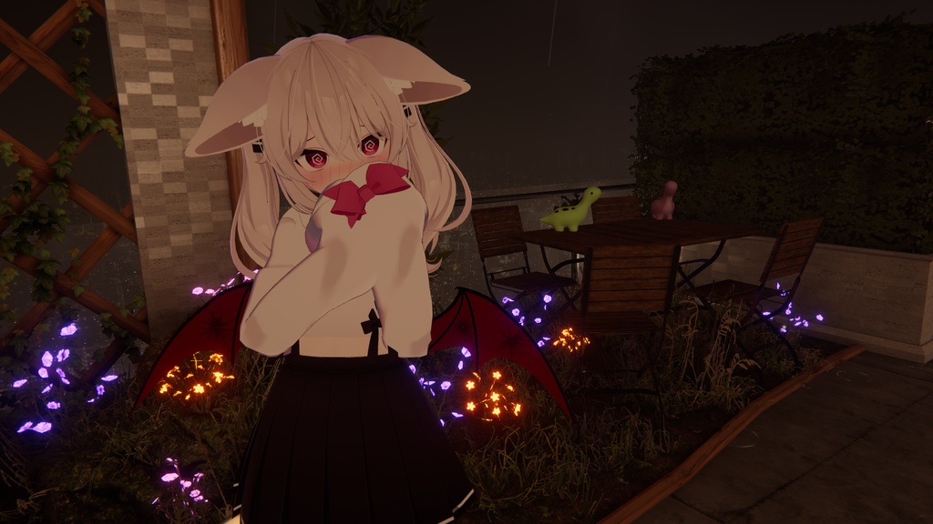 【VRchat向け】ぷちでびるうぃんぐ【3Dモデル】