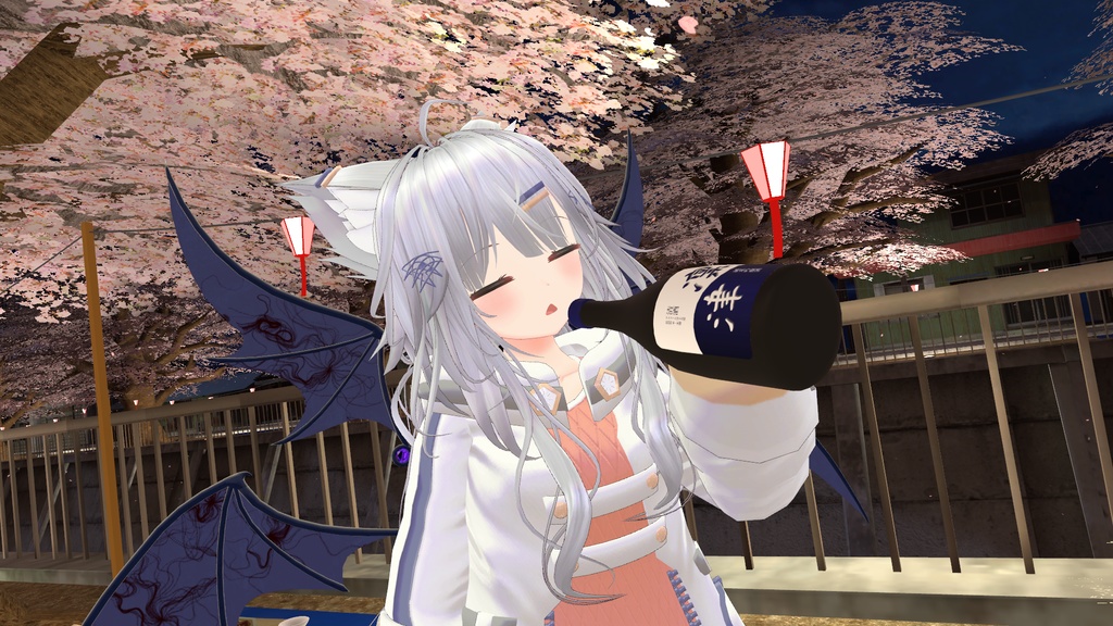 【VRchat向け】ぷちでびるうぃんぐ【3Dモデル】