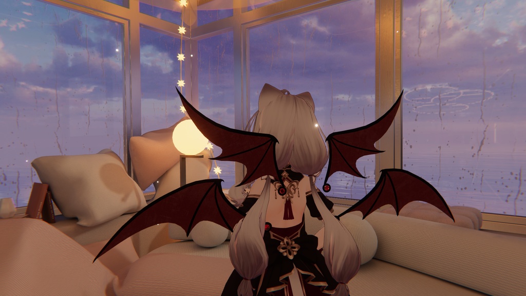 【VRchat向け】ぷちでびるうぃんぐ【3Dモデル】