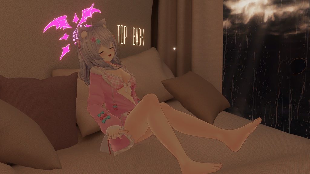 【VRchat向け】謙虚な天使の円環・尊大な悪魔の円環【3Dモデル】