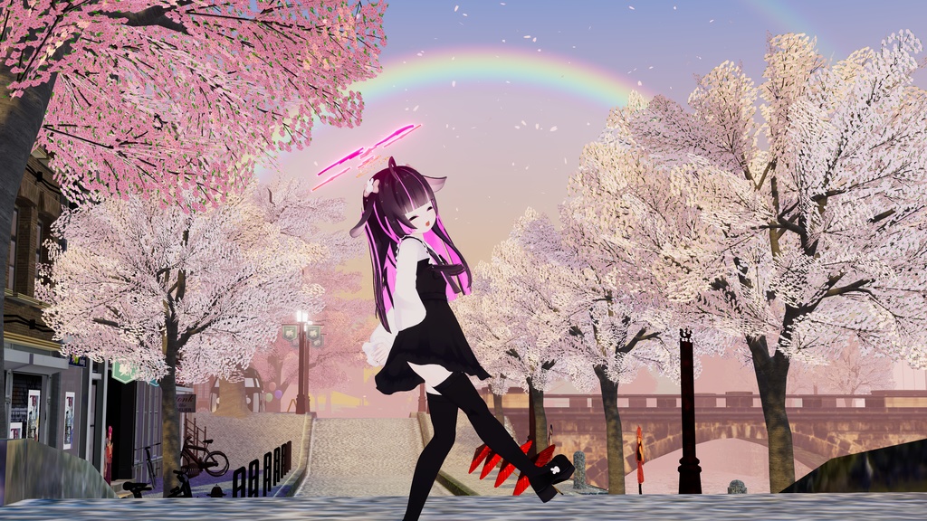 【VRchat向け】謙虚な天使の円環・尊大な悪魔の円環【3Dモデル】