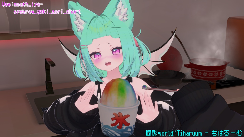 ショコラちゃん専用_表情追加アドオン