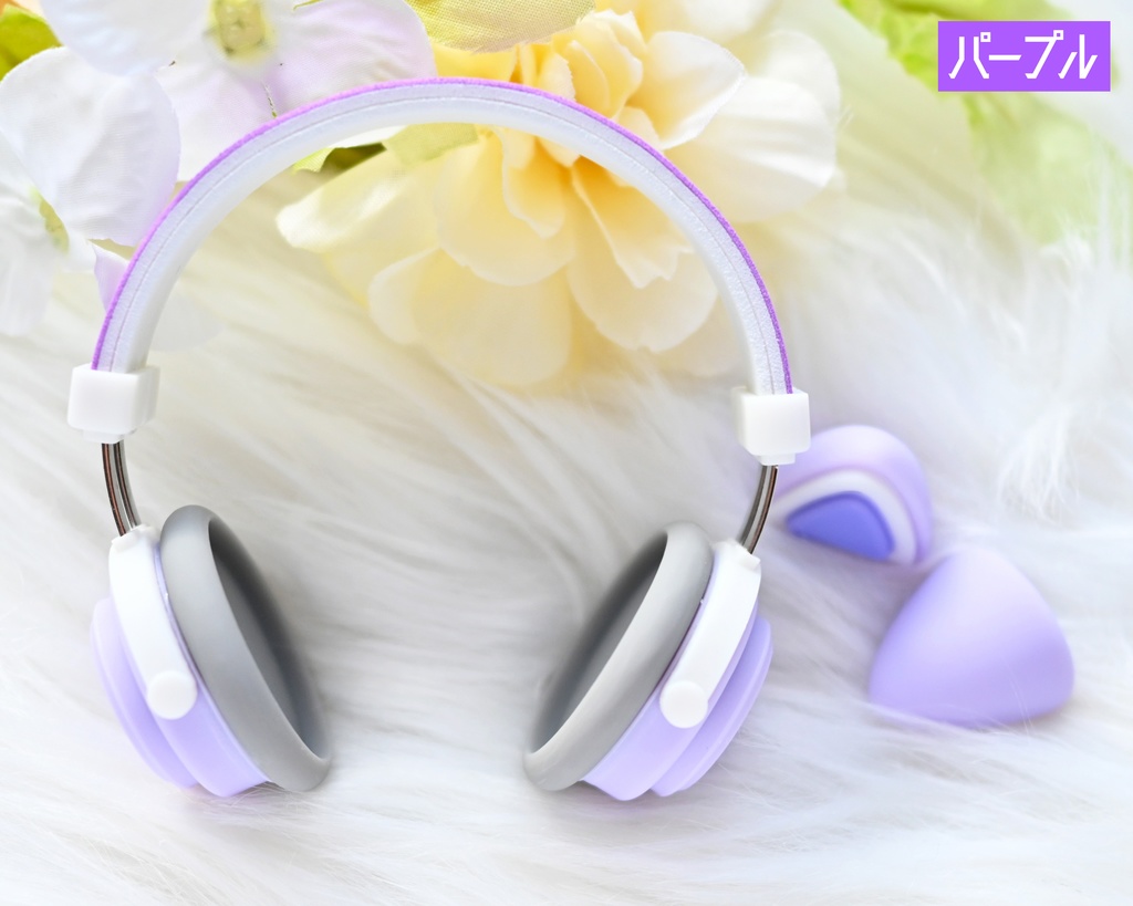 ドール用 ヘッドホン 1/3サイズ【キャンディ】