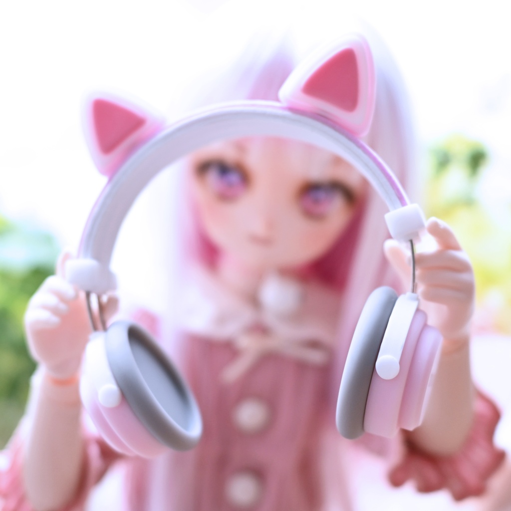 ドール用 ヘッドホン 1/3サイズ【キャンディ】