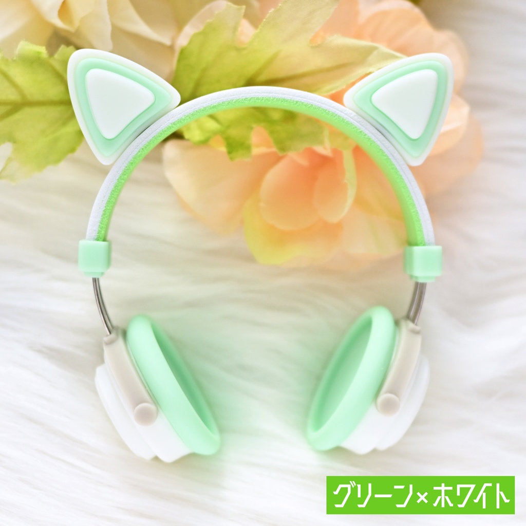 ドール用 ヘッドホン 1/3サイズ【スノーカラー】