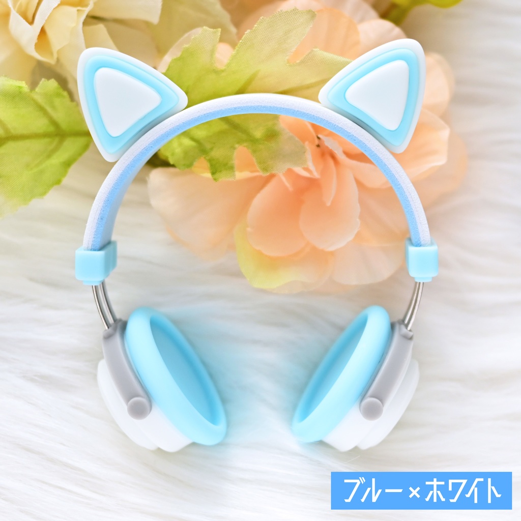 ドール用 ヘッドホン 1/3サイズ【スノーカラー】