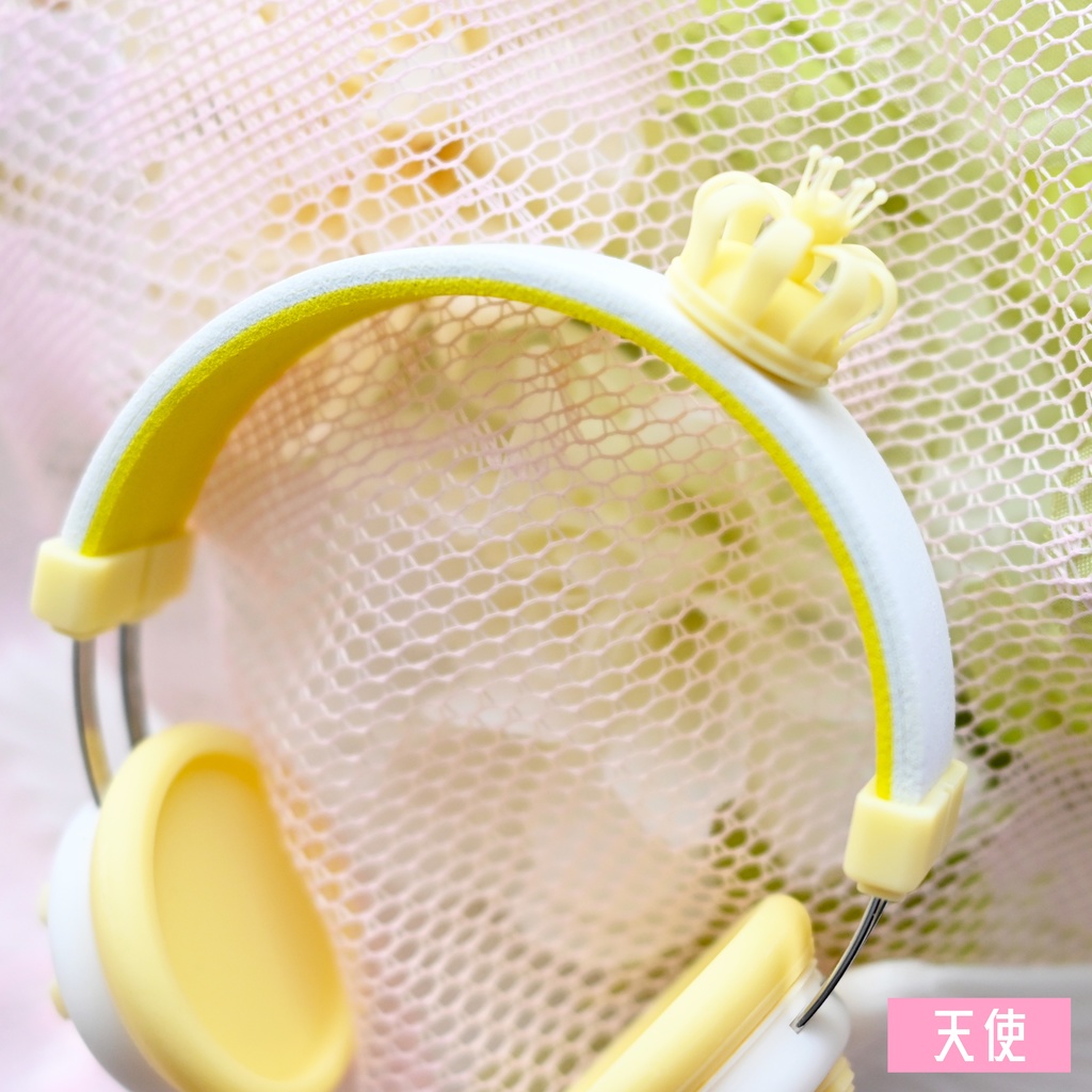 ドール用 ヘッドホン型飾り翼 1/3サイズ【天使と悪魔】