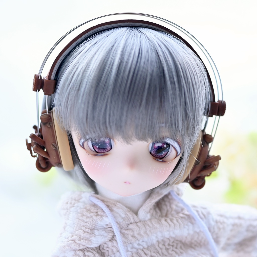ドール用 ヘッドホン 1/3サイズ【スチームパンク】