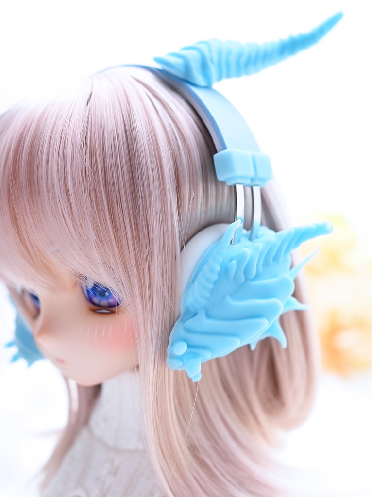 ドール用 ヘッドホン 1/3サイズ【ドラゴン】