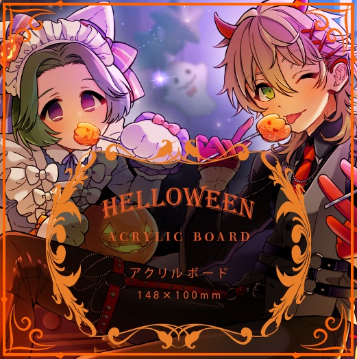 ハロウィン アクリルボード