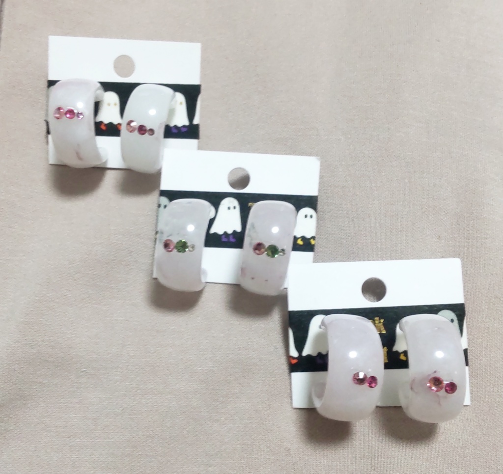 23 ピアス ピンク アクリル