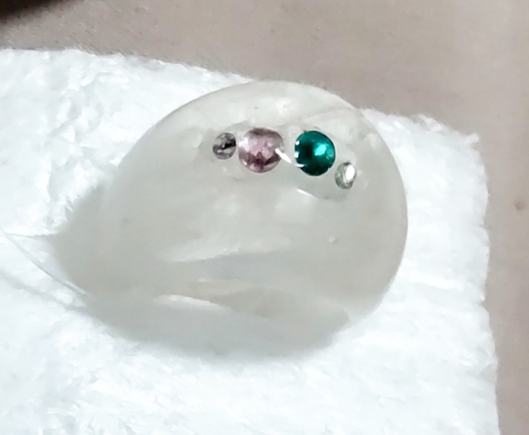 32 リング ホワイト マーブル