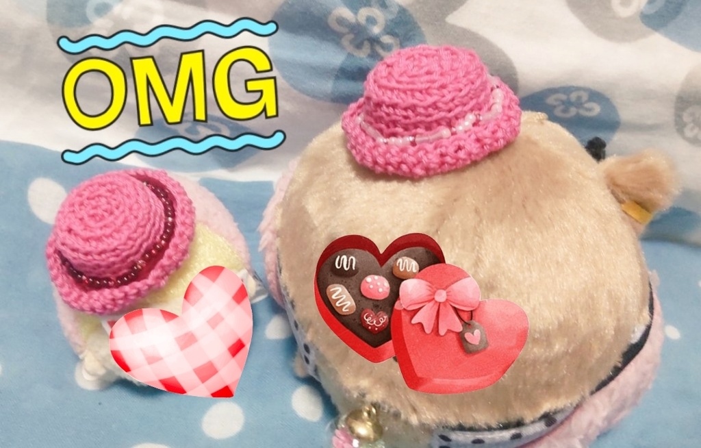 小さい ぬいの帽子