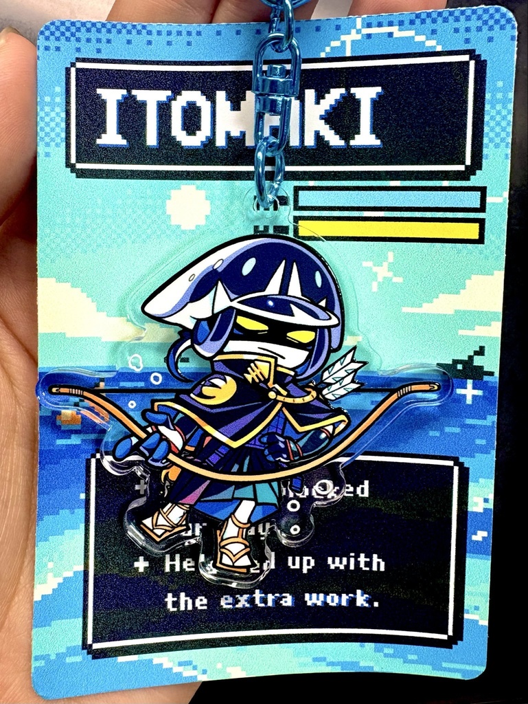 アクリルキーホルダー〈ユヅノ、サカマタ、イトマキ〉