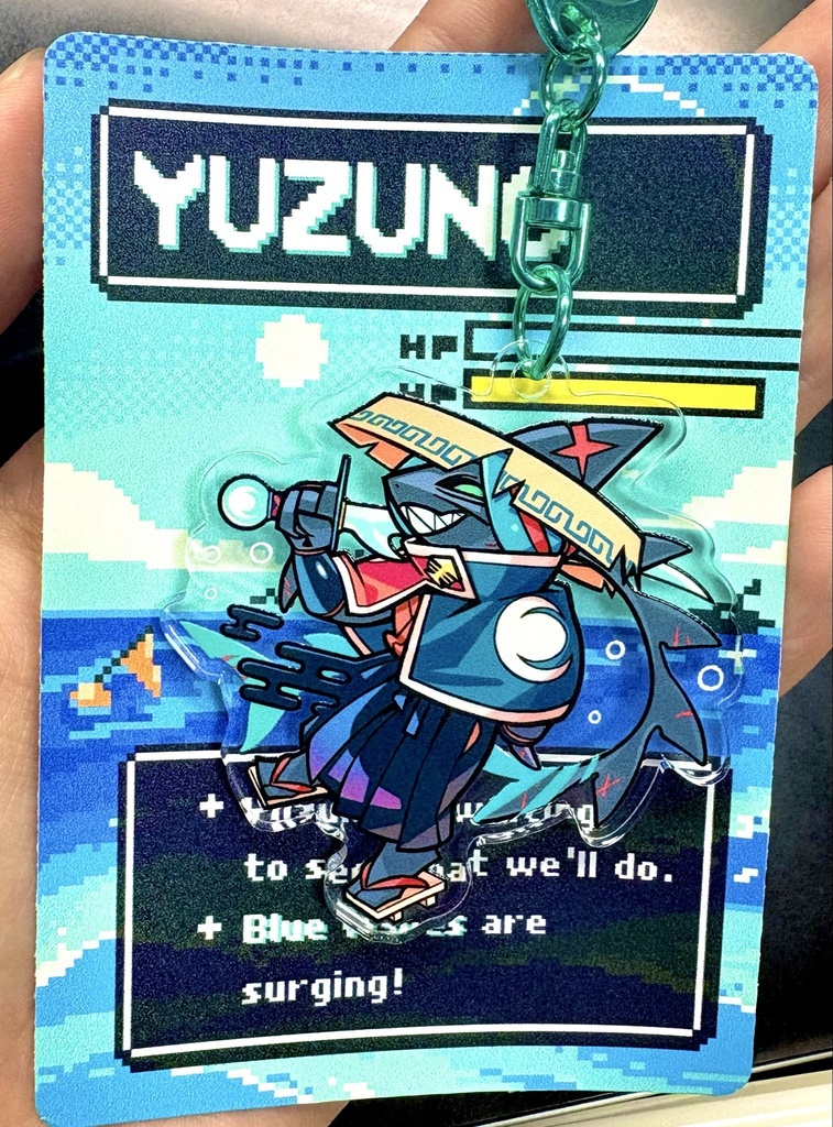 アクリルキーホルダー〈ユヅノ、サカマタ、イトマキ〉