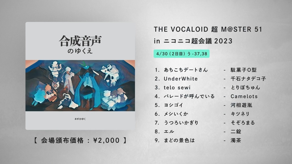 Compilation Album「合成音声のゆくえ」