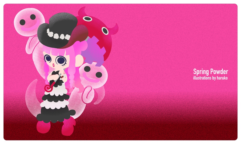 ゴーストプリンセス(ピンク) プレイマット