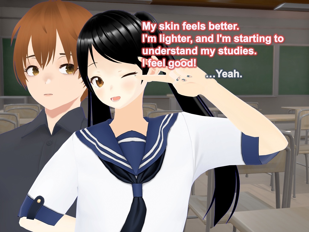 Outgrowing only girls, Overtake boys, Growth sound in the classroom(pdf, jpeg, mp4)