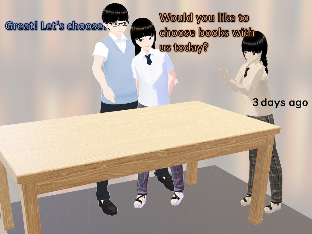 Outgrowing only girls, Overtake boys, Growth sound in the library(pdf, jpeg, mp4)