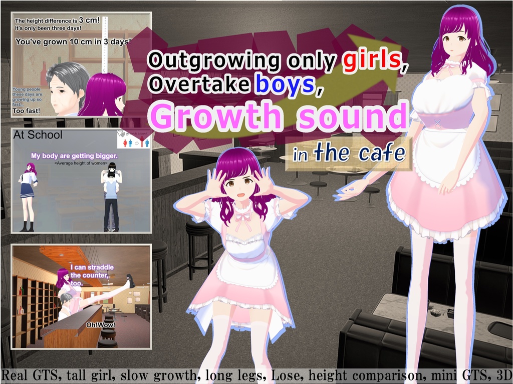 Outgrowing only girls, Overtake boys, Growth sound in the cafe(pdf, jpg, mp4)