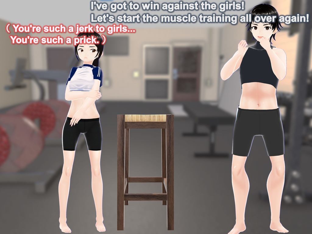 Outgrowing only girls, Overtake boys, Growth sound in the gym(pdf, jpg, mp4)