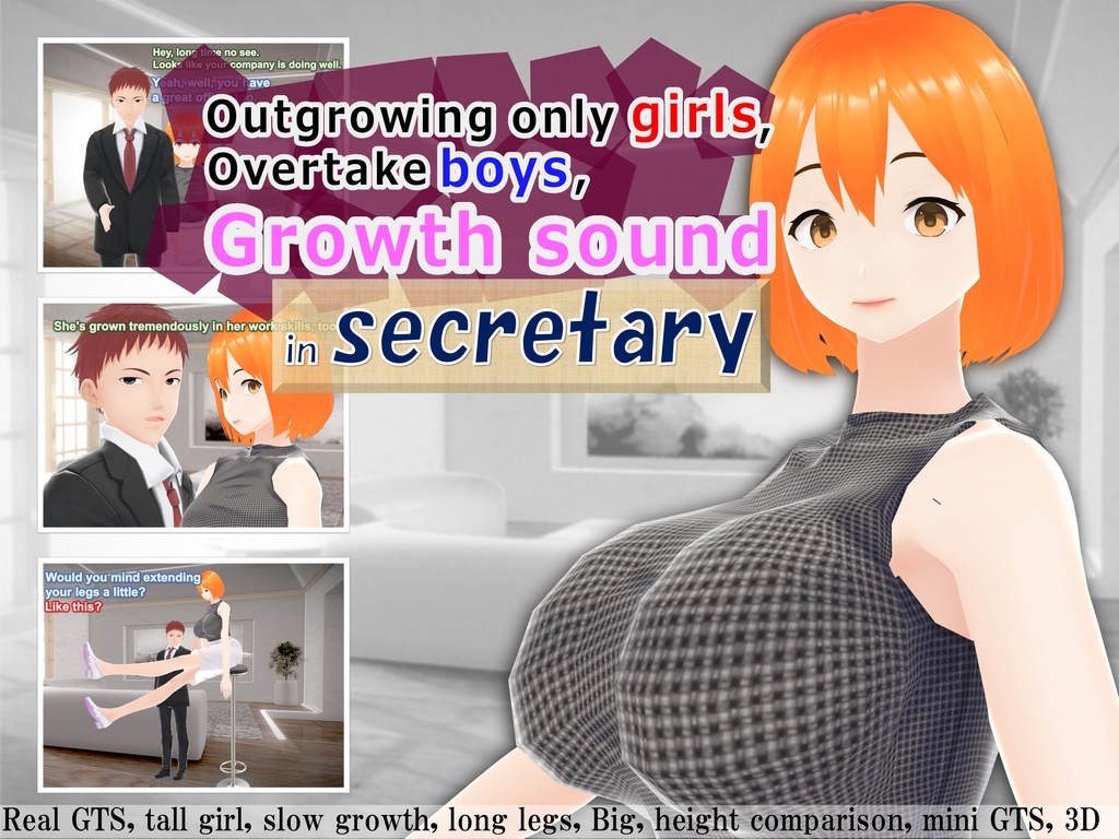 Outgrowing only girls, Overtake boys, Growth sound in secretary (pdf, jpg, mp4)