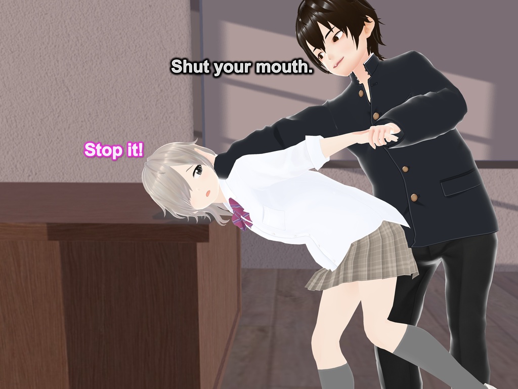 Outgrowing only girls, Overtake boys, Growth sound. Bullied girl Arc (pdf, jpg, mp4)